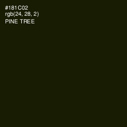 #181C02 - Pine Tree Color Image